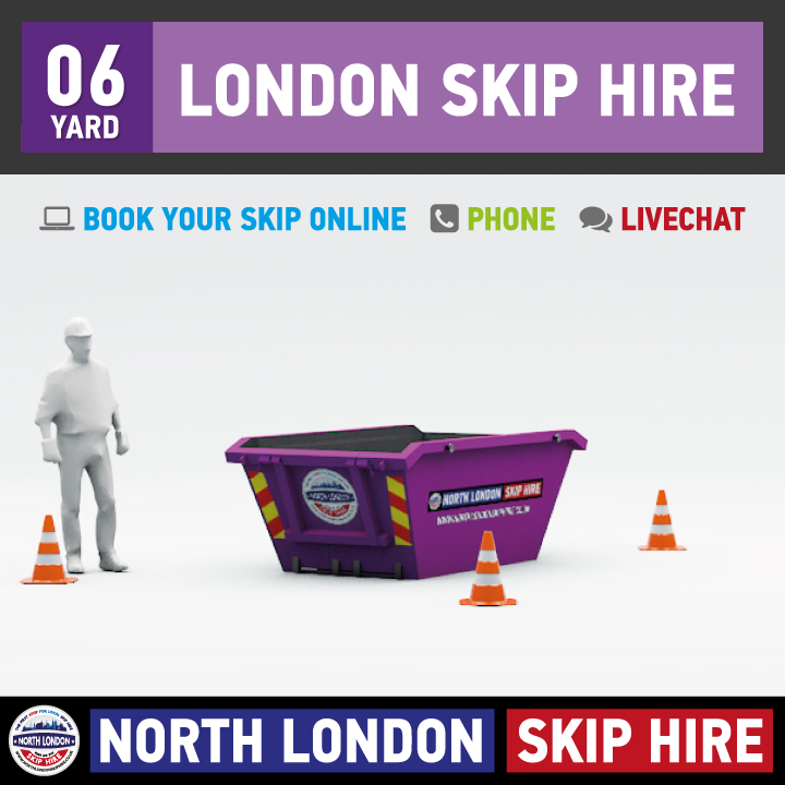 6 Yard Skip Hire, North London Skip Hire